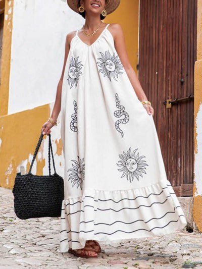 Rachel™ | Loose V-Neck Maxi Dress