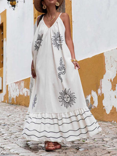 Rachel™ | Loose V-Neck Maxi Dress