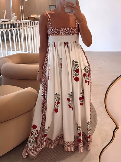 Maggie™ | Trendy Floral Print Maxi Dress