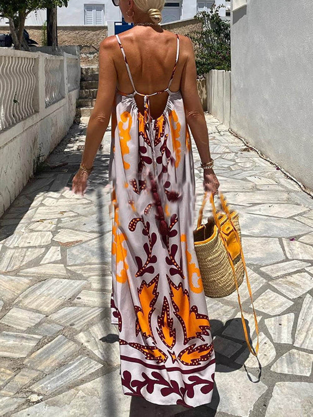 Charlie™ | Printed Sleeveless Maxi Dress