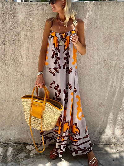 Charlie™ | Printed Sleeveless Maxi Dress