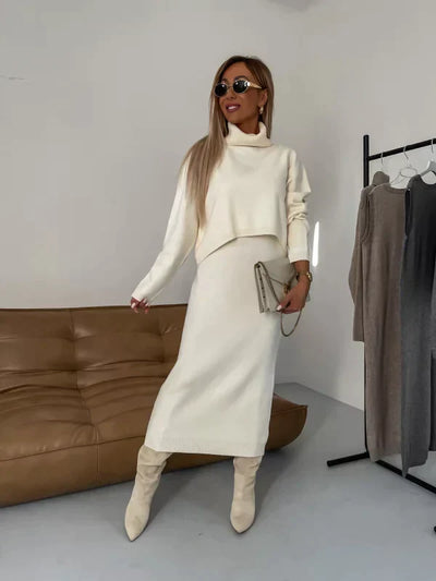 Rosie ™ | Elegant Jumper Dress Co-ord
