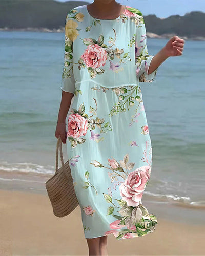 Ruth™ | Dress with Floral Pattern