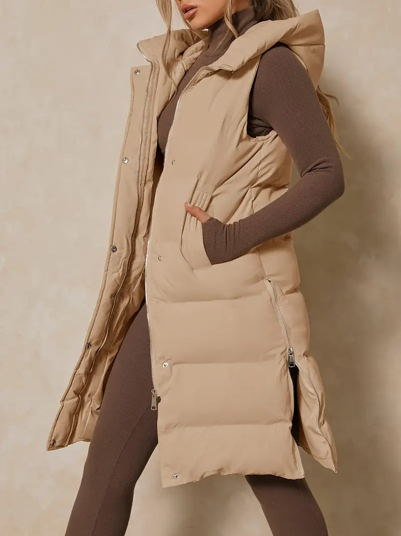 Avalon™ | Longline Vest with Hood