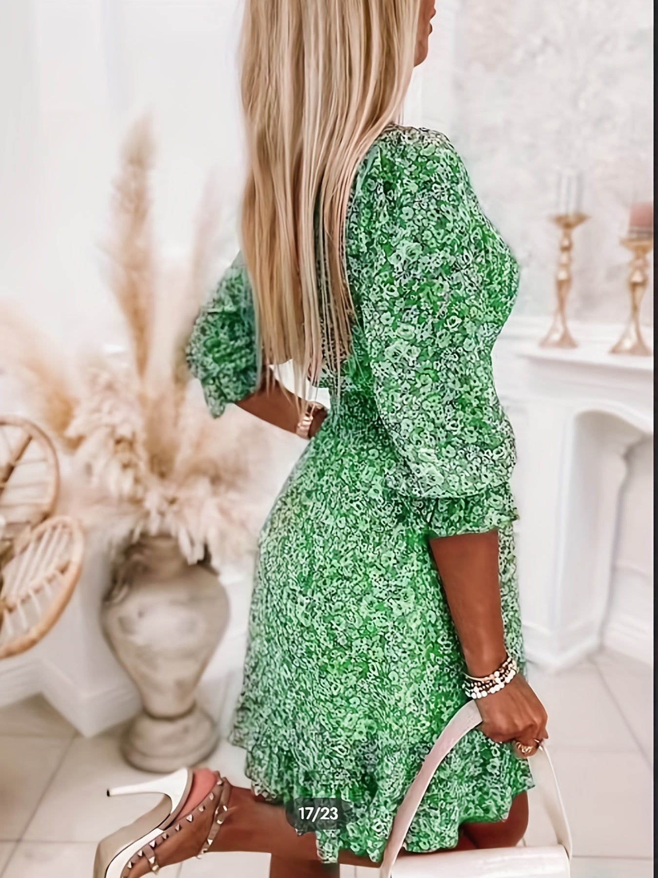 Harper™ | Floral Shirred Waist Dress