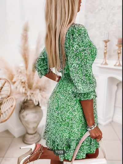 Harper™ | Floral Shirred Waist Dress