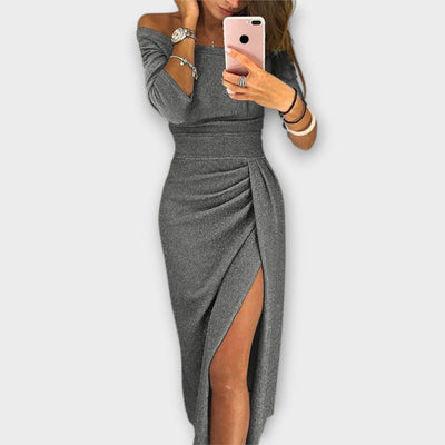 Minjee™ | Elegant Off-Shoulder Dress
