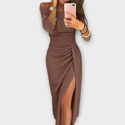 Minjee™ | Elegant Off-Shoulder Dress