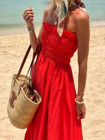 Deborah™ | Charming Strapless Maxi Dress
