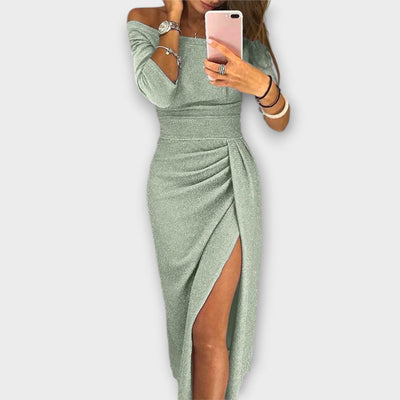 Minjee™ | Elegant Off-Shoulder Dress