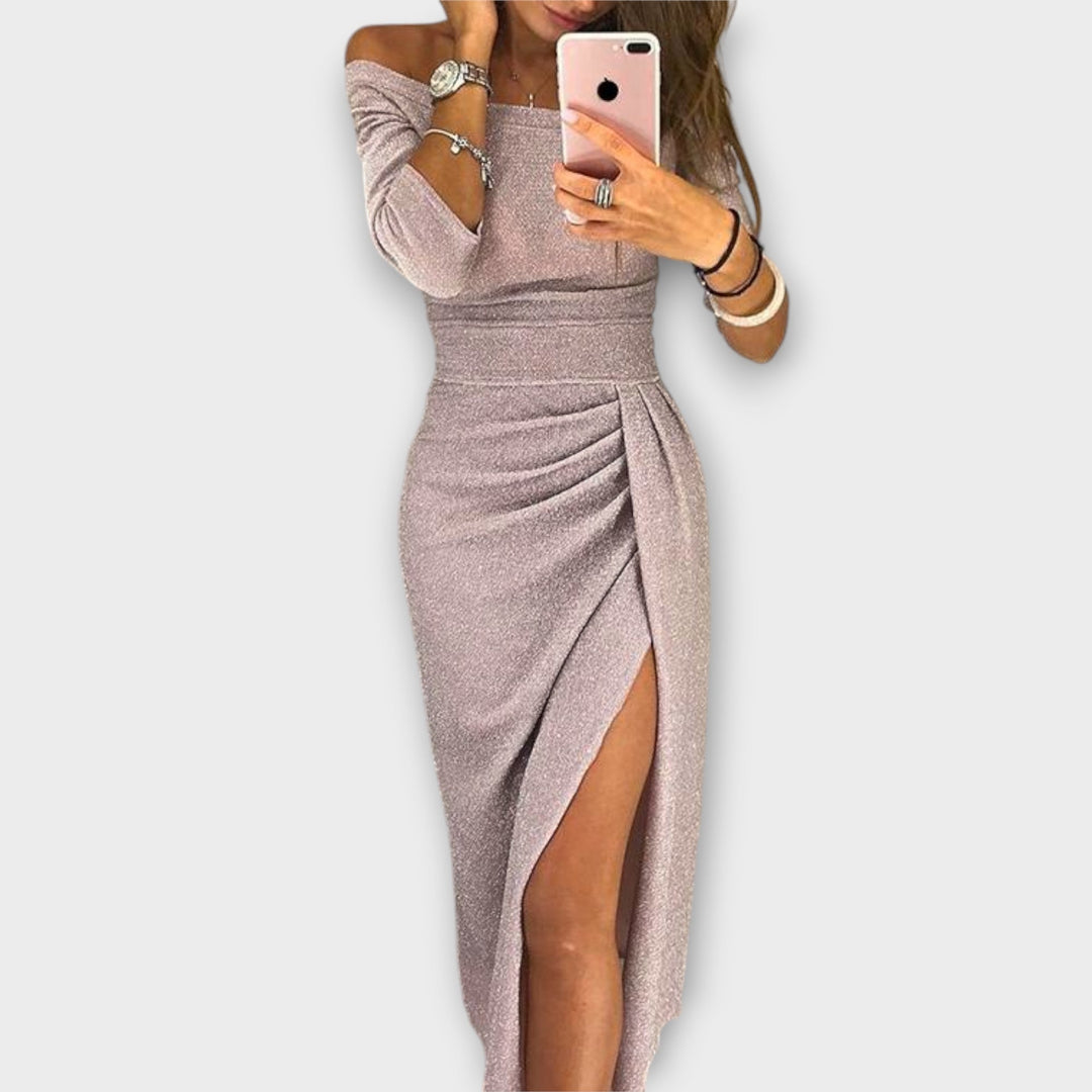 Minjee™ | Elegant Off-Shoulder Dress