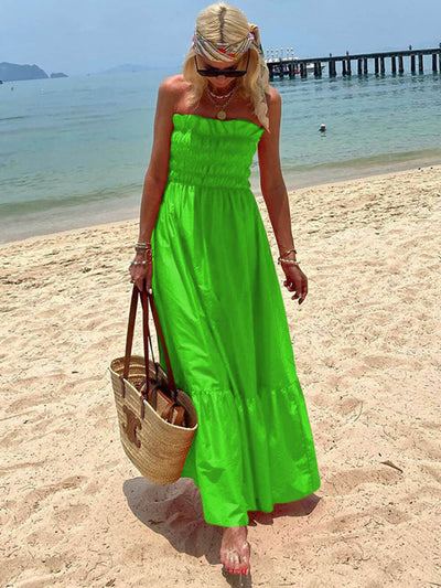 Deborah™ | Charming Strapless Maxi Dress