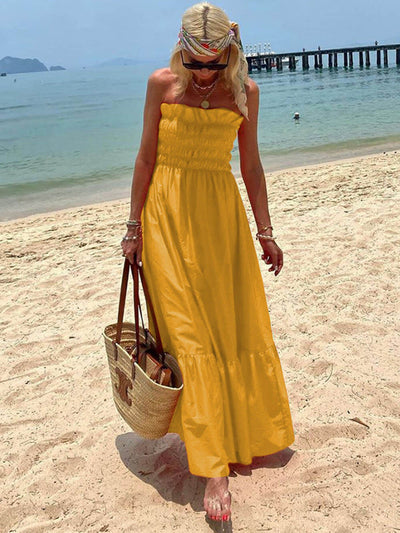 Deborah™ | Charming Strapless Maxi Dress