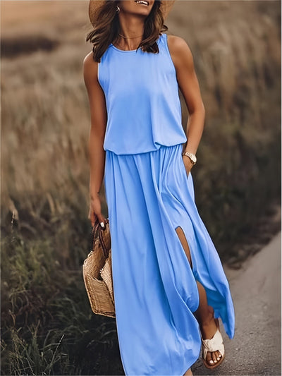 MINERVA™ | SLEEVELESS MAXI DRESS