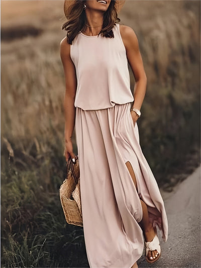 MINERVA™ | SLEEVELESS MAXI DRESS