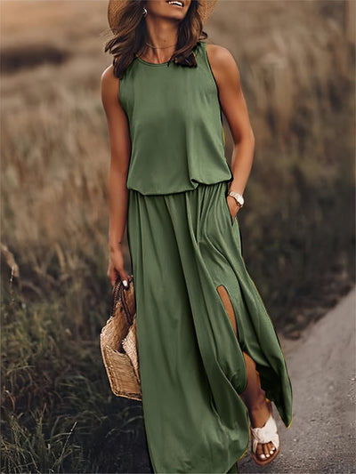 MINERVA™ | SLEEVELESS MAXI DRESS