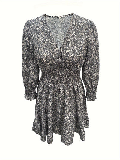 Harper™ | Floral Shirred Waist Dress