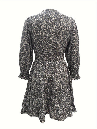 Harper™ | Floral Shirred Waist Dress