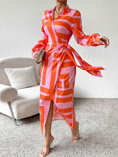 Amira™ | Wrap Print Dress