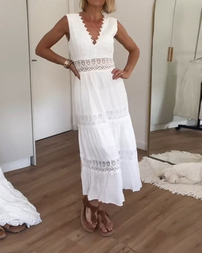 Clover™ | WHITE LACE DRESS