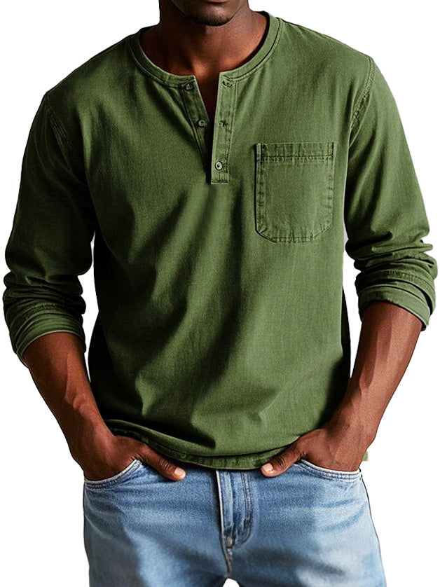 Thomas™ | Vintage Shirt with Long Sleeves
