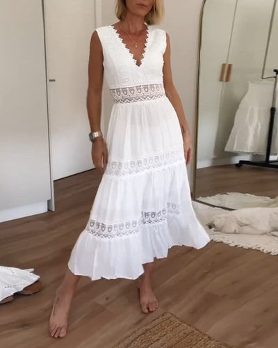 Clover™ | WHITE LACE DRESS