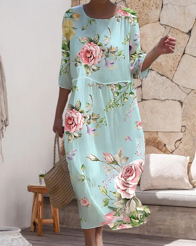 Ruth™ | Dress with Floral Pattern