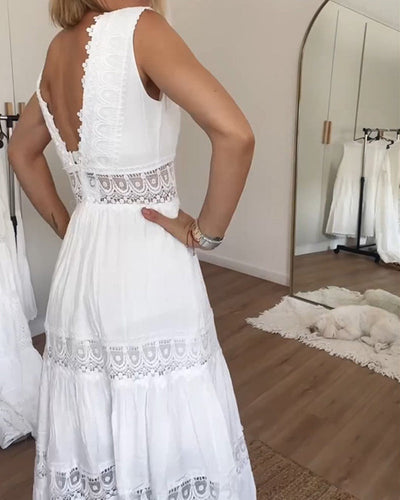 Clover™ | WHITE LACE DRESS