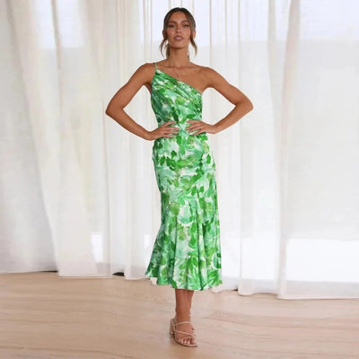 Eliza - Dress with One Shoulder Strap
