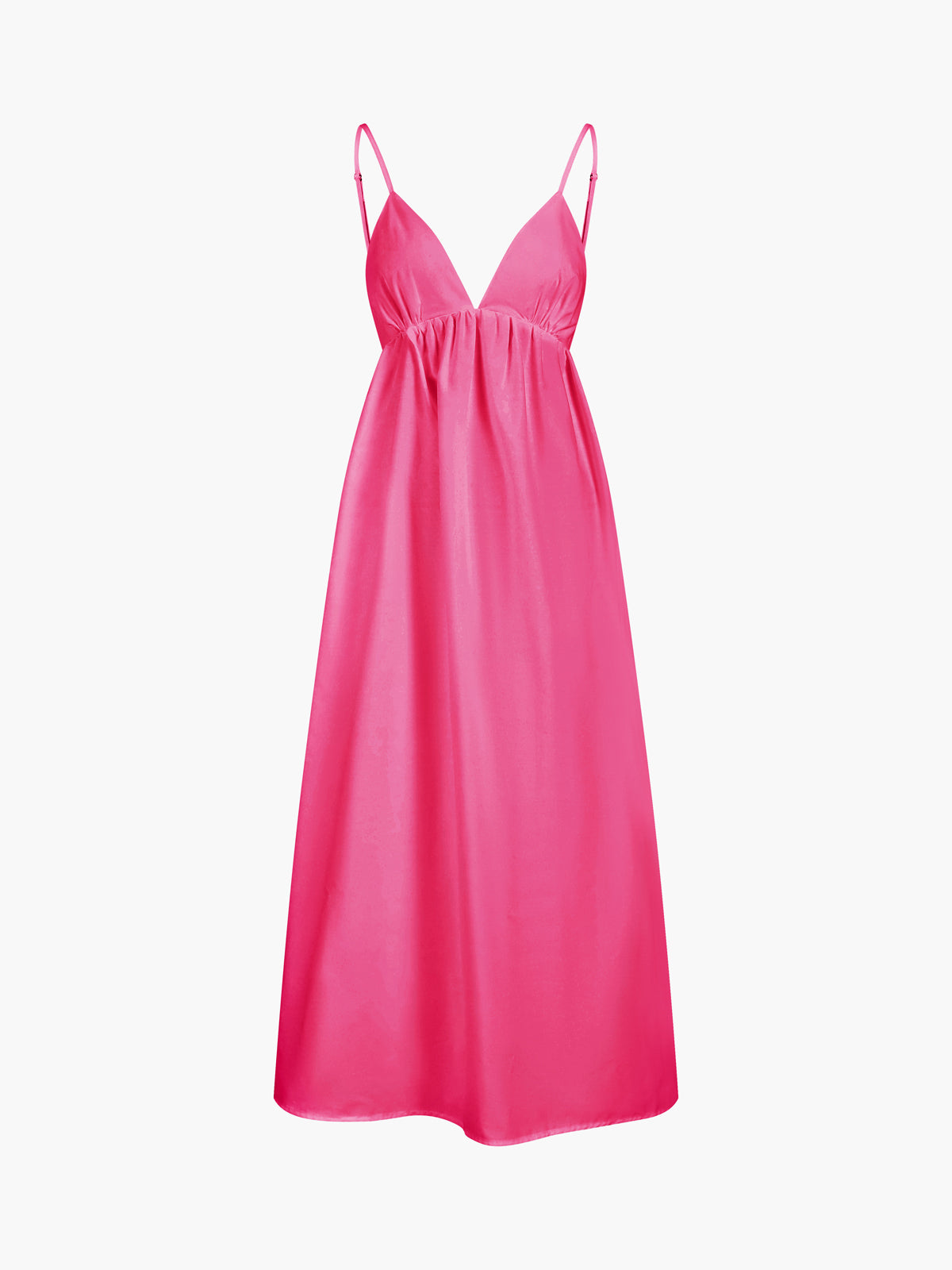 Open Back Coastal Maxi Dress