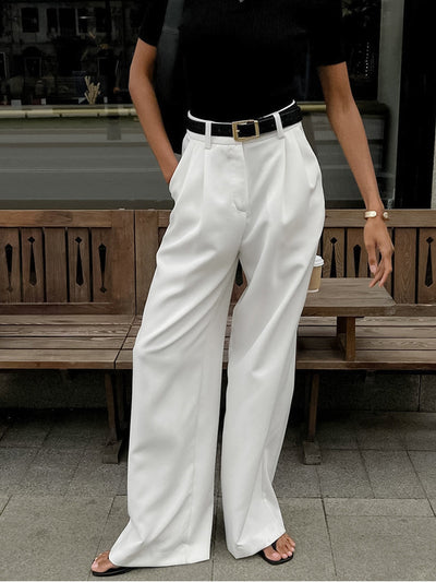 Streamlined Wide Leg Pants