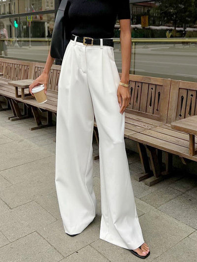 Streamlined Wide Leg Pants