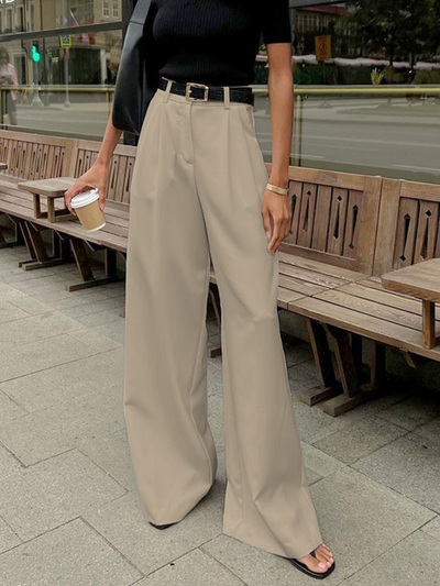 Streamlined Wide Leg Pants