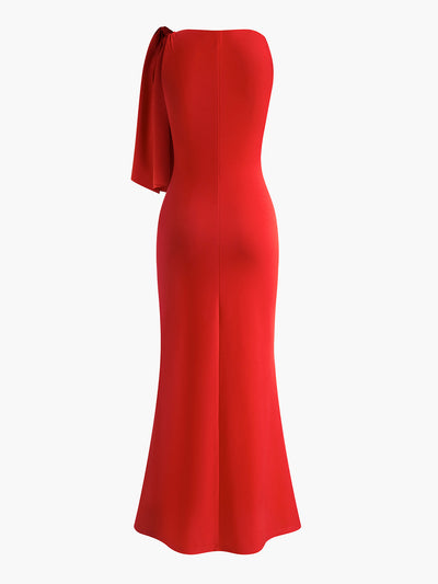 Adored Twist-Front Gown