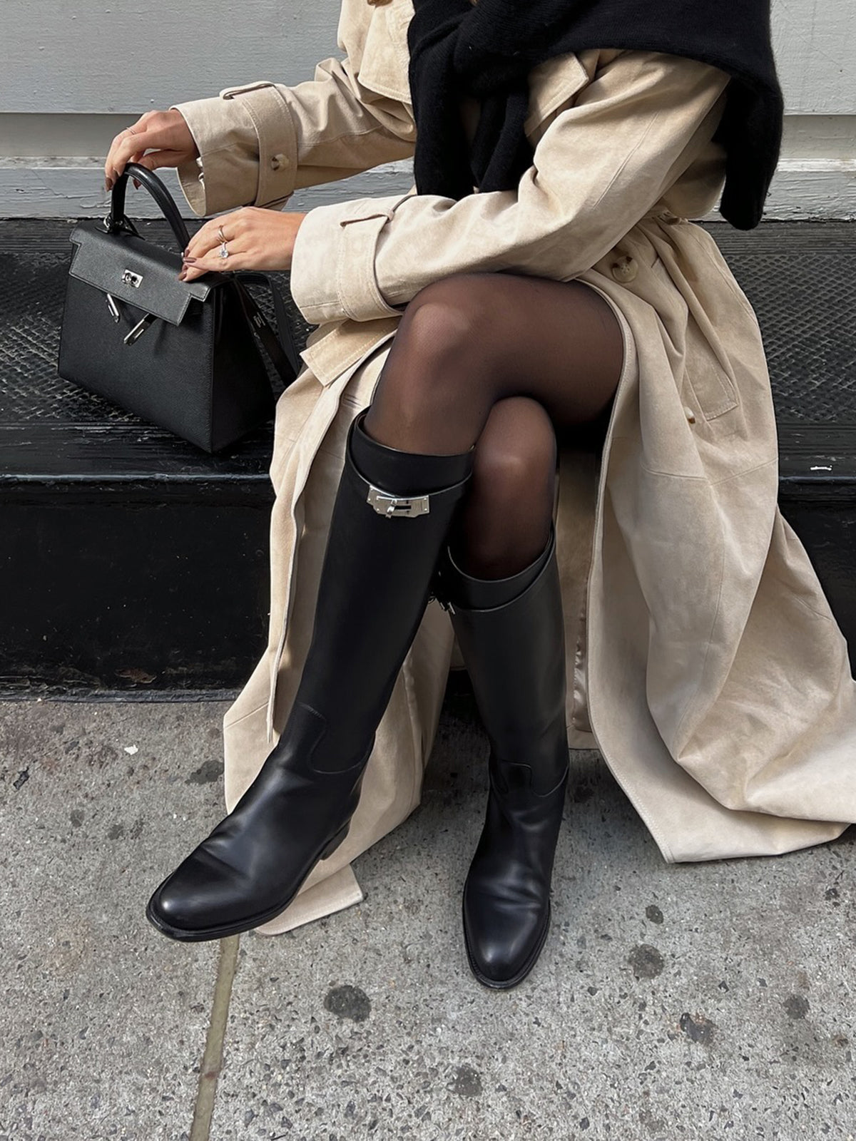 Belted Warrior Tall Boots