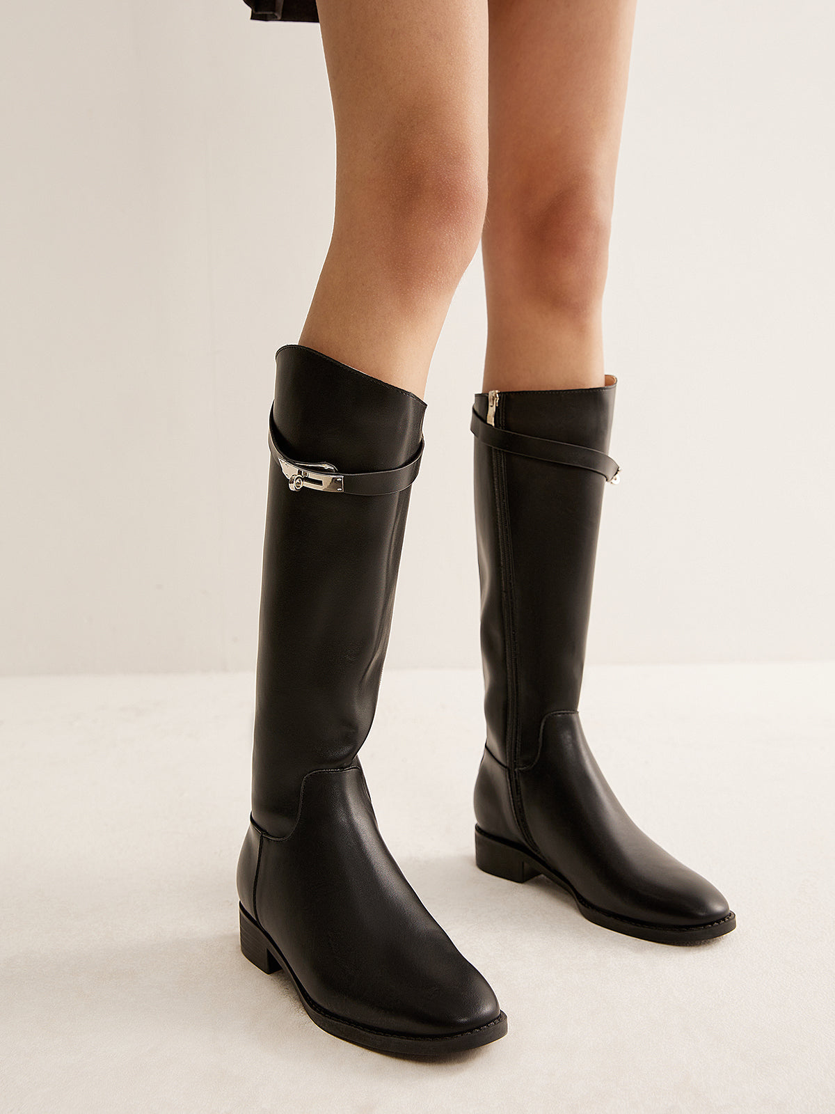 Belted Warrior Tall Boots