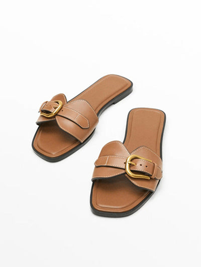 Adjustable Buckle Sandals
