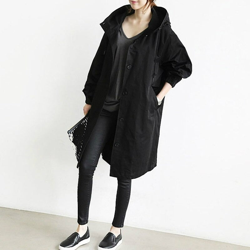 Elena™ | Trench Coat with Hood