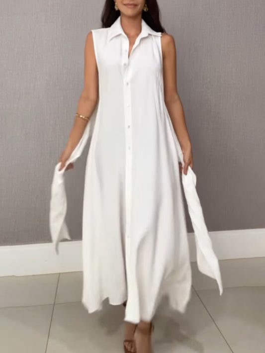 Romaine - Elegant Dress with Belly Coverage