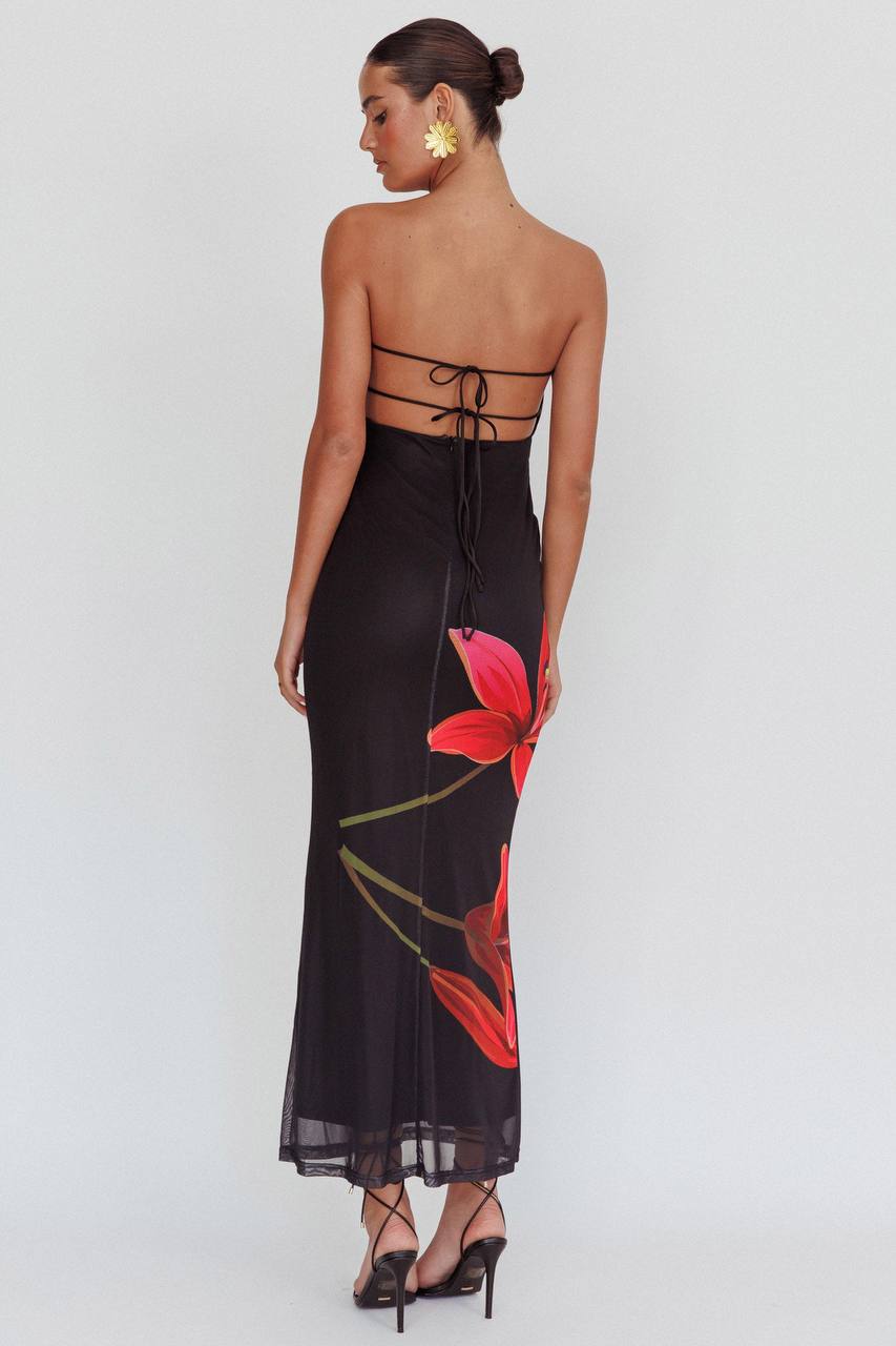 Eva™ | Strapless Floral Dress