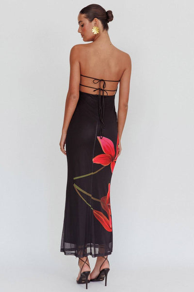 Eva™ | Strapless Floral Dress