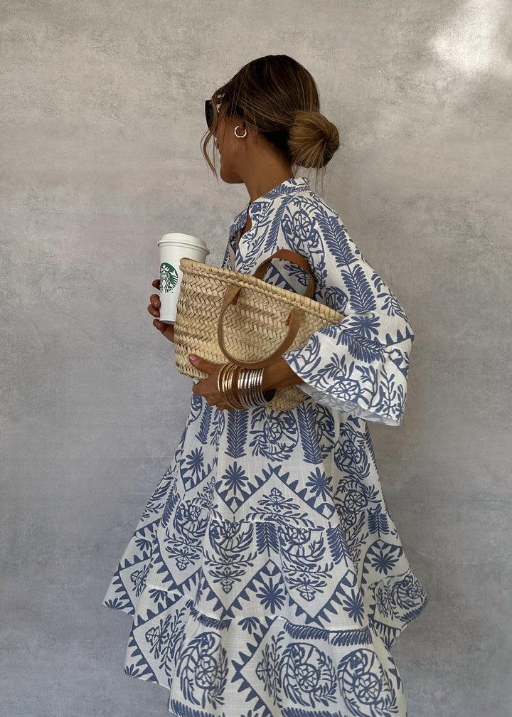 Idalina ColorPop Print Dress