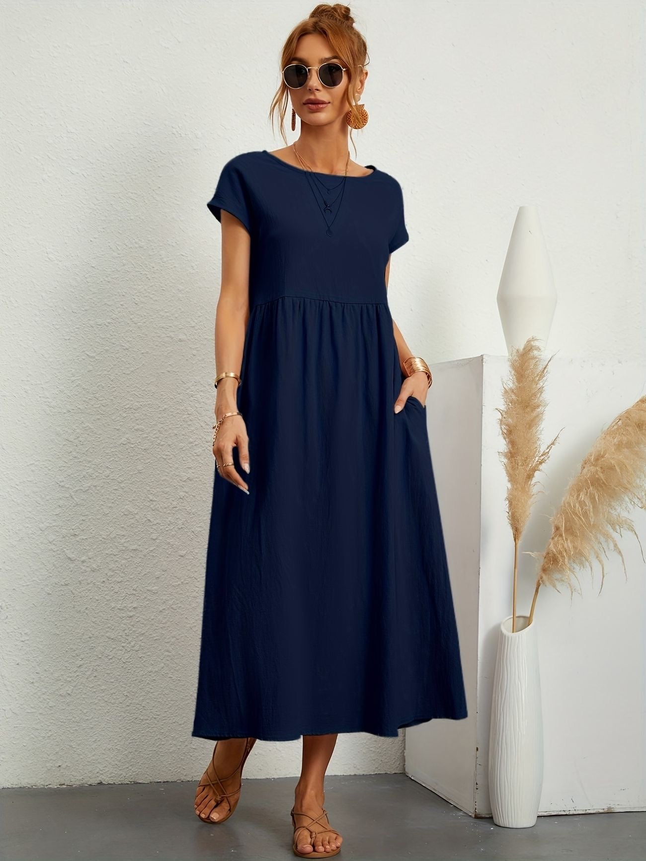 Greta™ | Casual Linen Dress