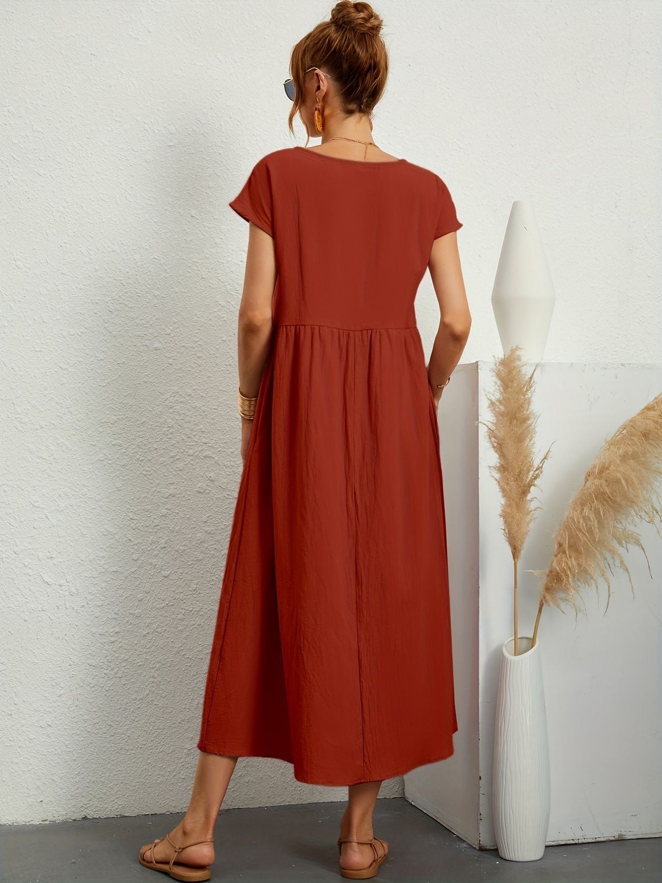 Greta™ | Casual Linen Dress