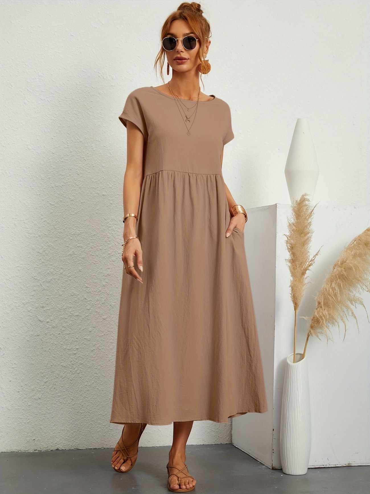 Greta™ | Casual Linen Dress