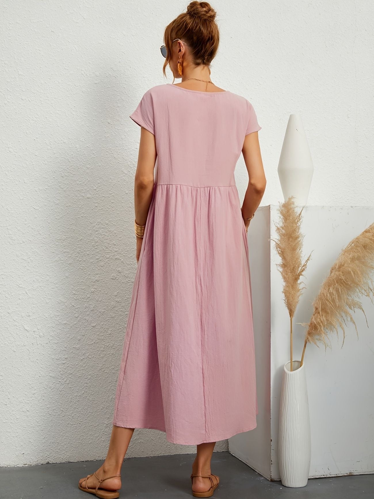 Greta™ | Casual Linen Dress