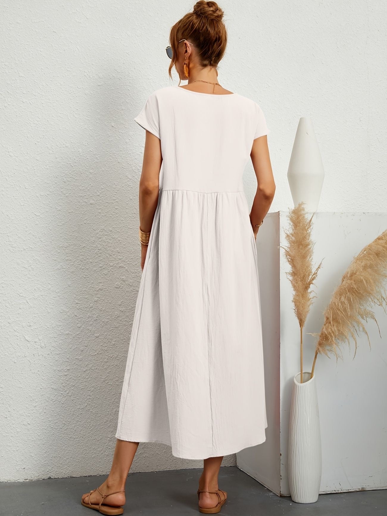 Greta™ | Casual Linen Dress
