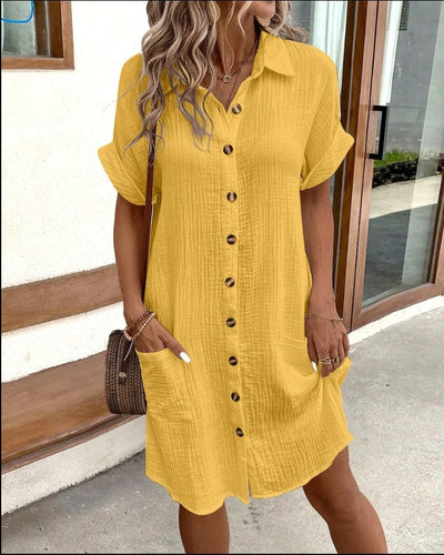 Melissa™ | Linen Dress