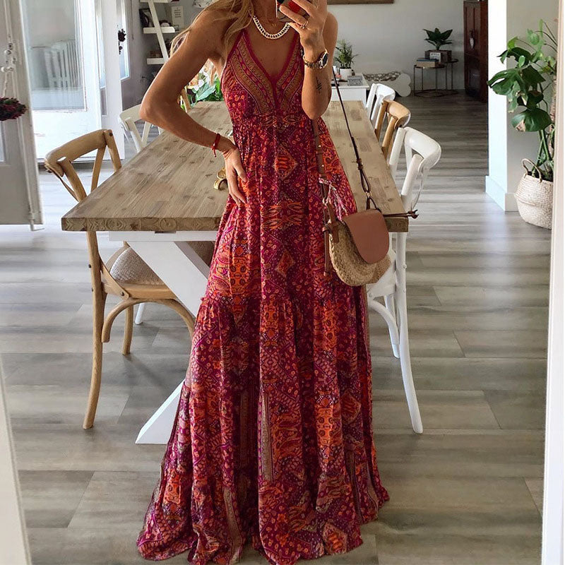 Emara™ | Boho Sleeveless Dress