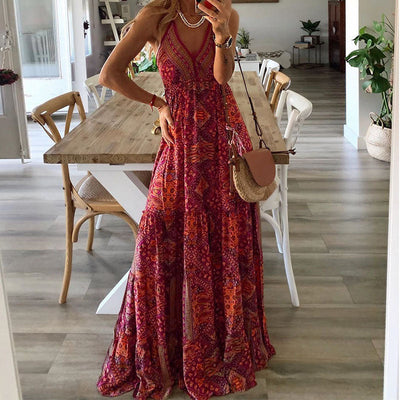 Emara™ | Boho Sleeveless Dress